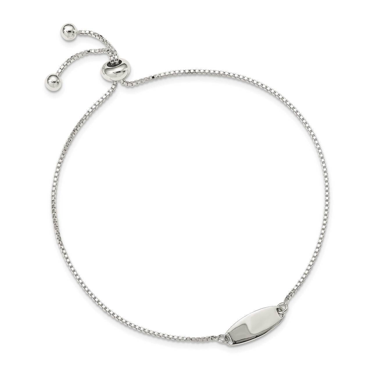 Bar Adjustable Bracelet Sterling Silver Polished QG4764, MPN: QG4764, 886774124513