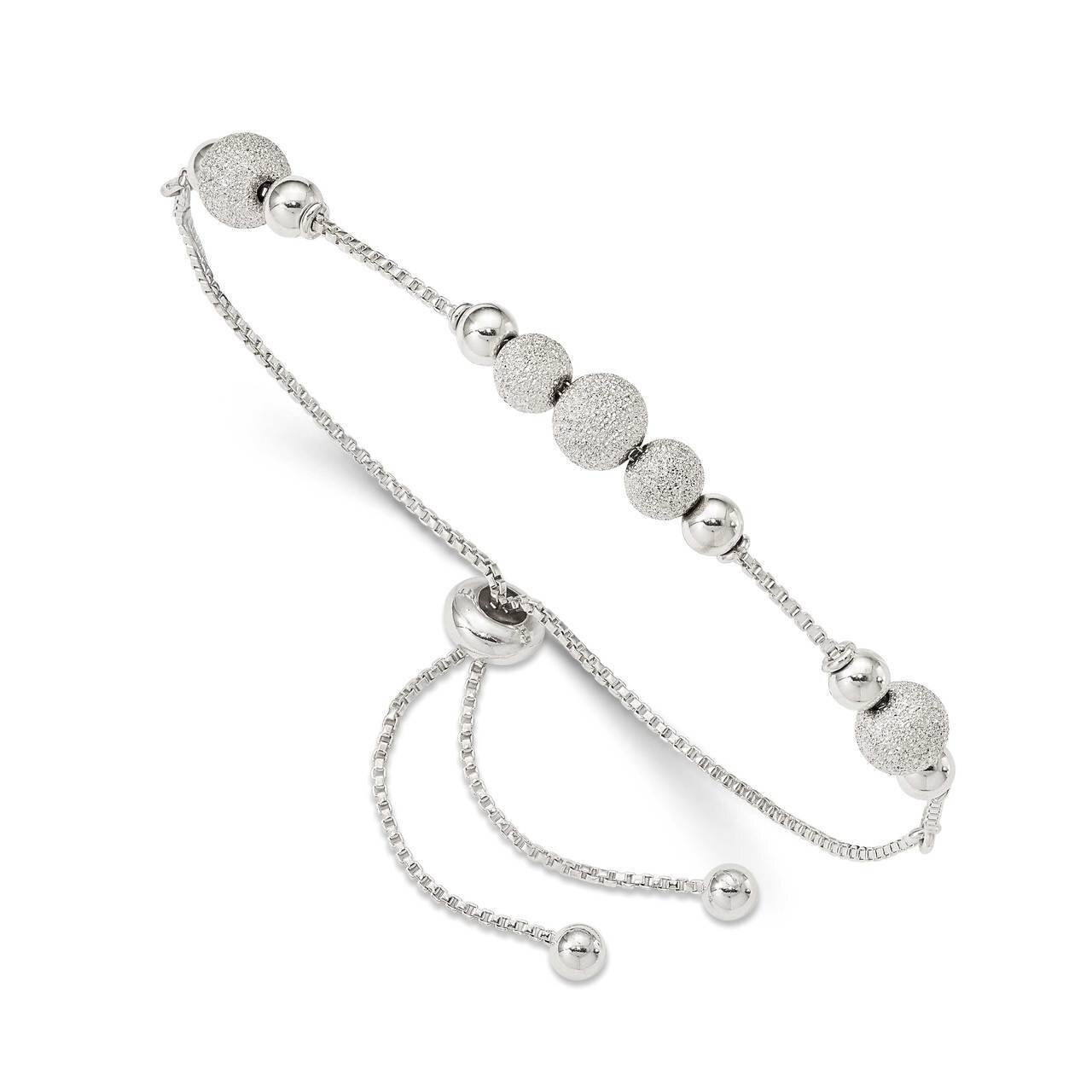 Beaded Adjustable Bracelet Sterling Silver QG4772, MPN: QG4772, 886774070070