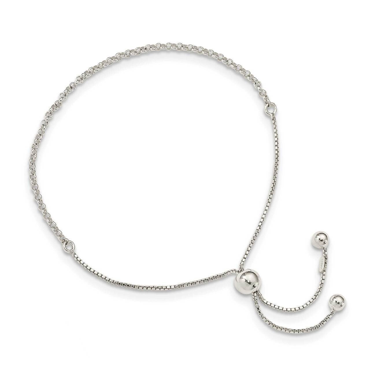 Adjustable Bracelet Sterling Silver QG4783