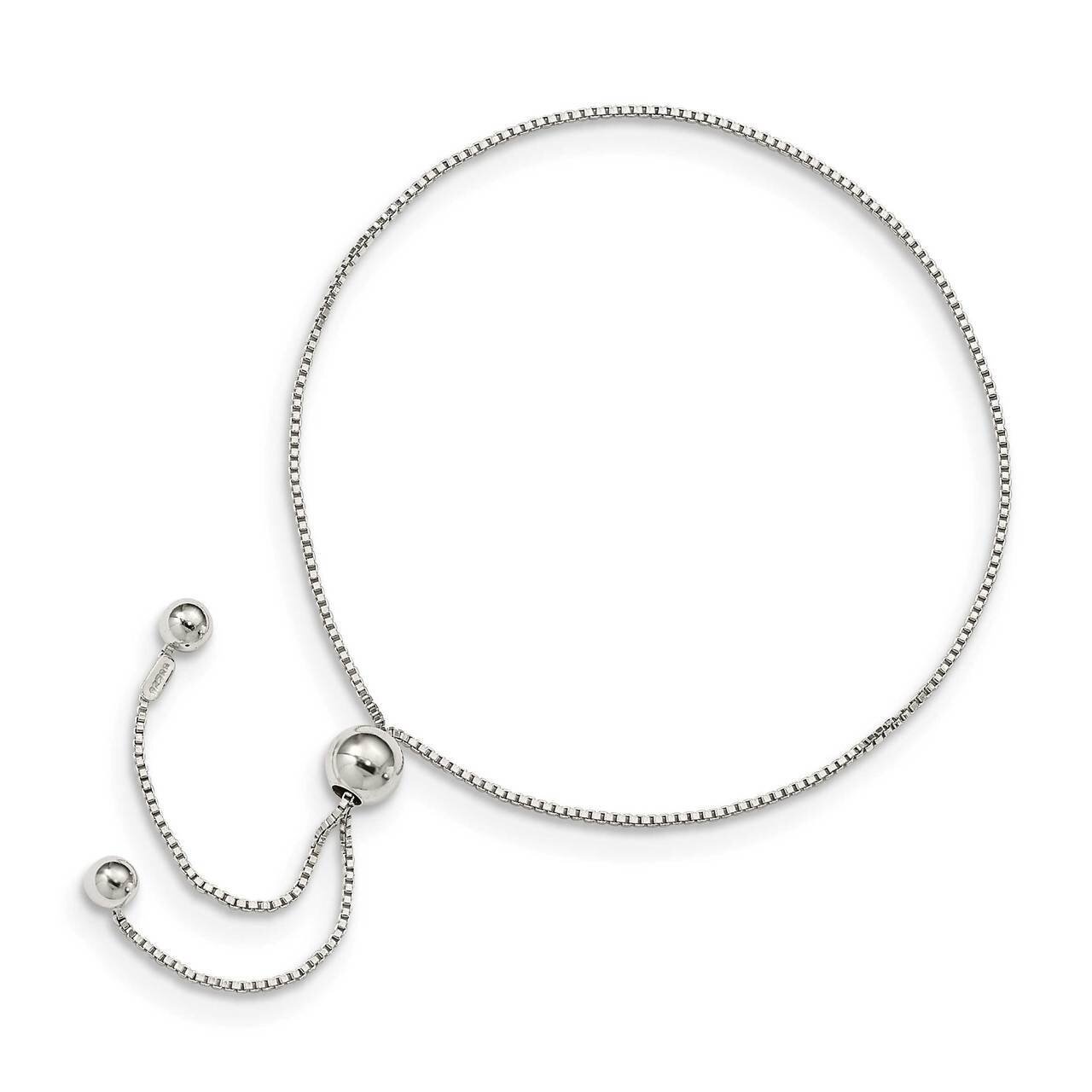 Adjustable Bracelet Sterling Silver QG4787, MPN: QG4787, 886774014869