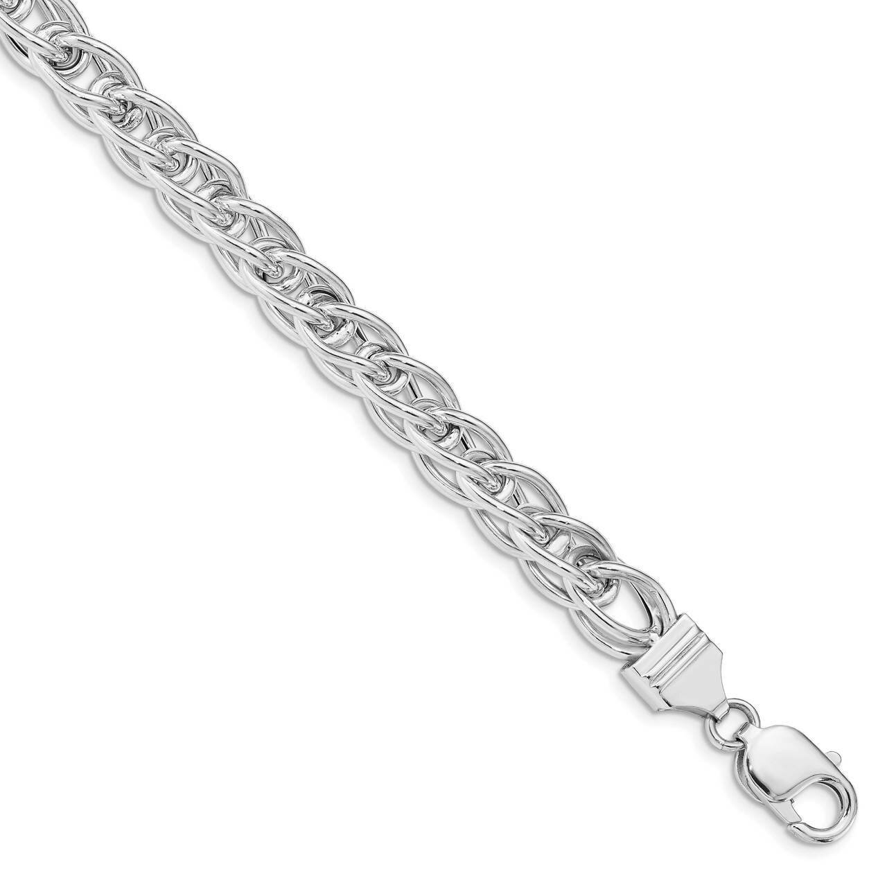 Link Bracelet Sterling Silver Polished QG4837-8, MPN: QG4837-8, 883957939766