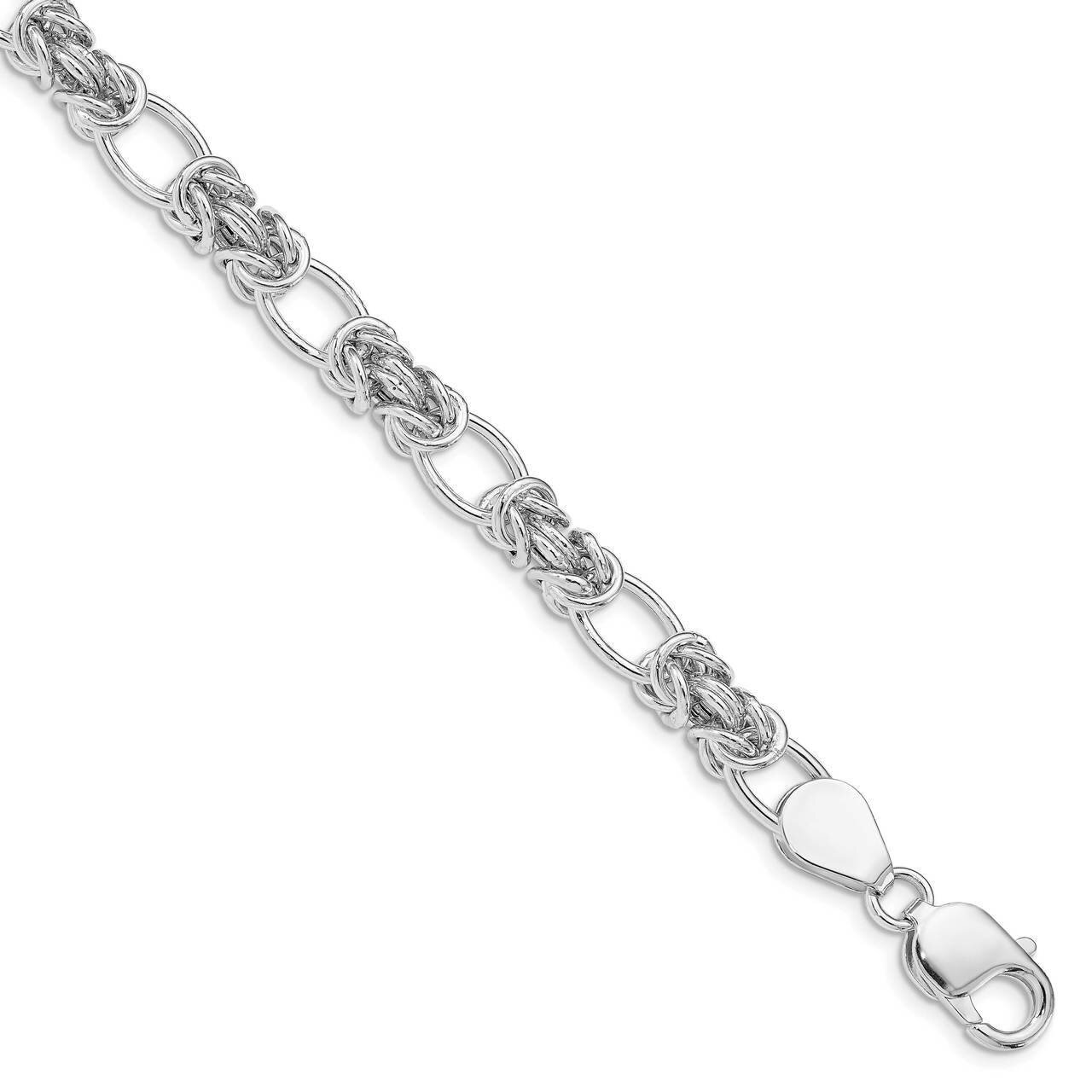 Link Bracelet Sterling Silver Polished QG4838-8.5