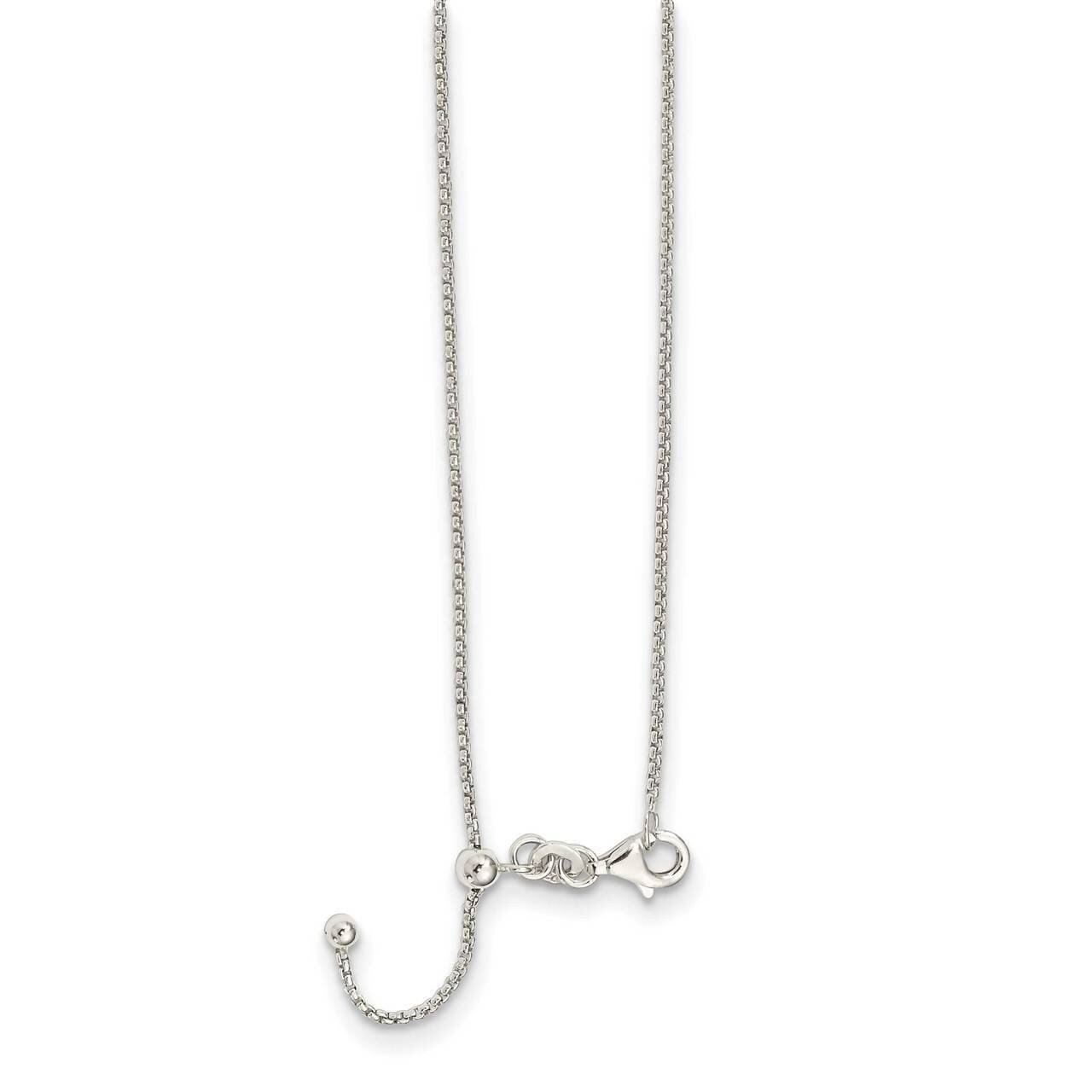 Adjustable Necklace Sterling Silver Polished QG5348-24, MPN: QG5348-24, 883957350509