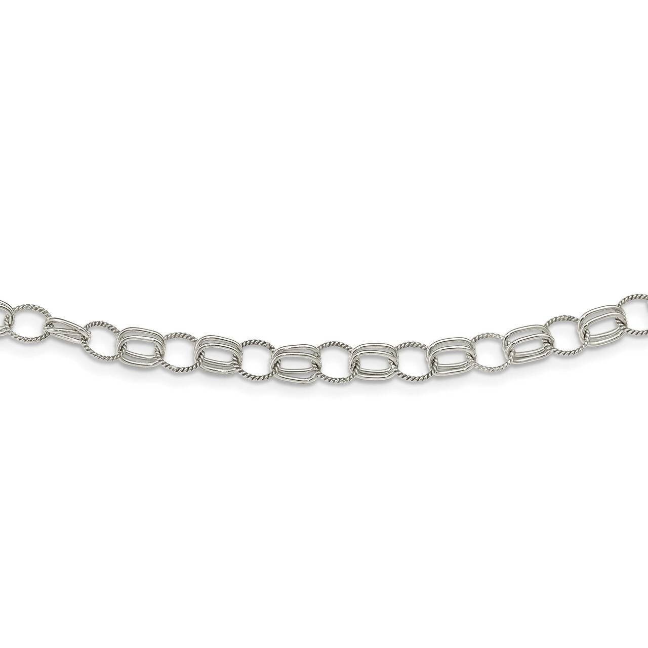 Linked Necklace Sterling Silver QG5359-18, MPN: QG5359-18, 886774014876