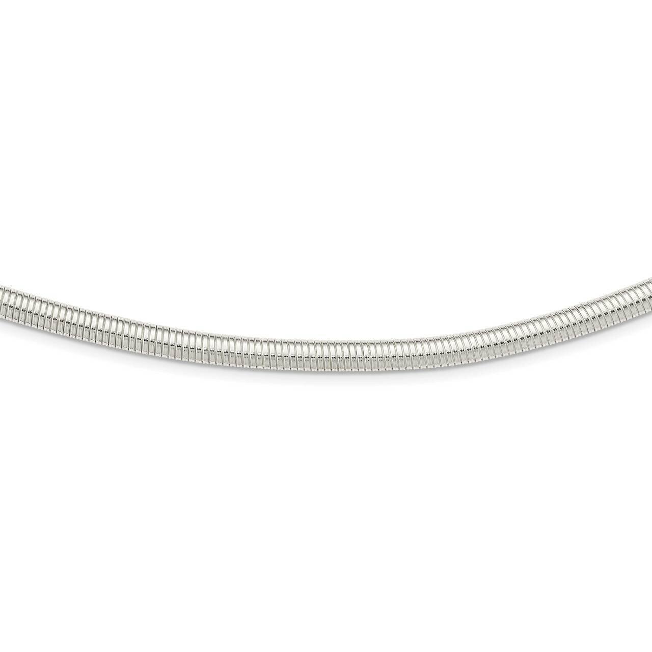 6mm Reversible Flat/Domed Cubetto 18in Necklace Sterling Silver QG5366-18, MPN: QG5366-18, 88677403…