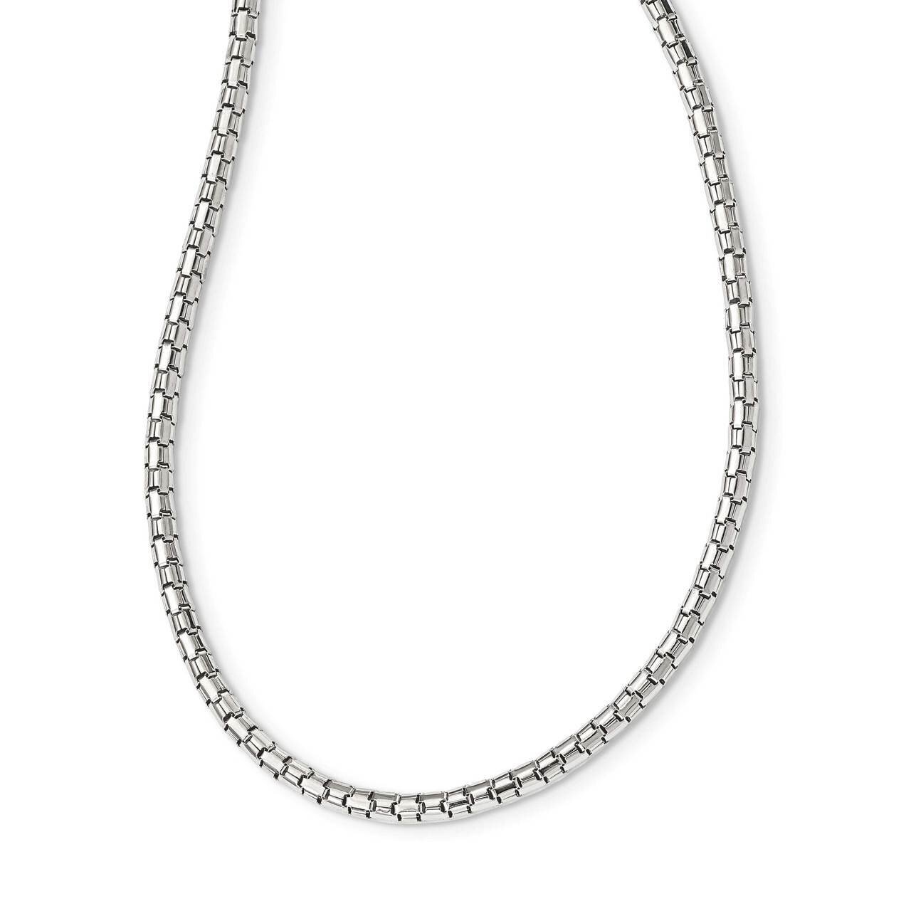 Fancy Link Necklace Sterling Silver Polished QG5575-16
