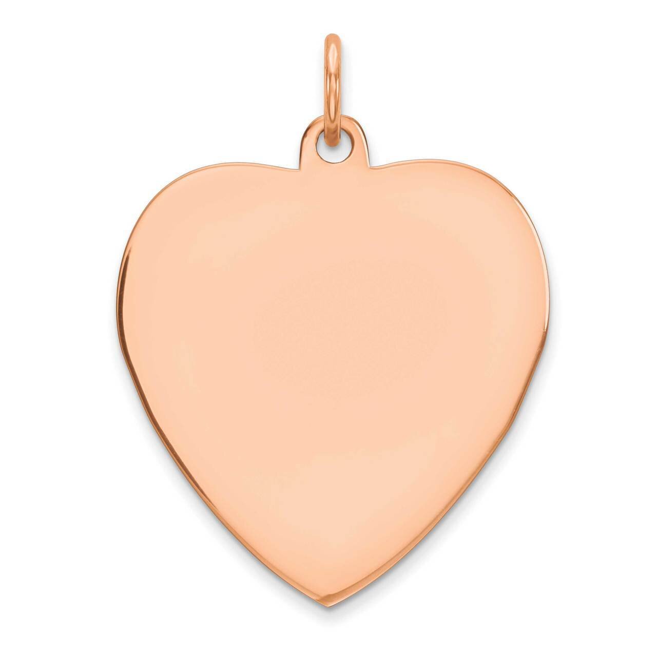 RG Plated Engraveable Heart Polished Front/Satin Back Disc Sterling Silver QM393R, MPN: QM393R, 883…