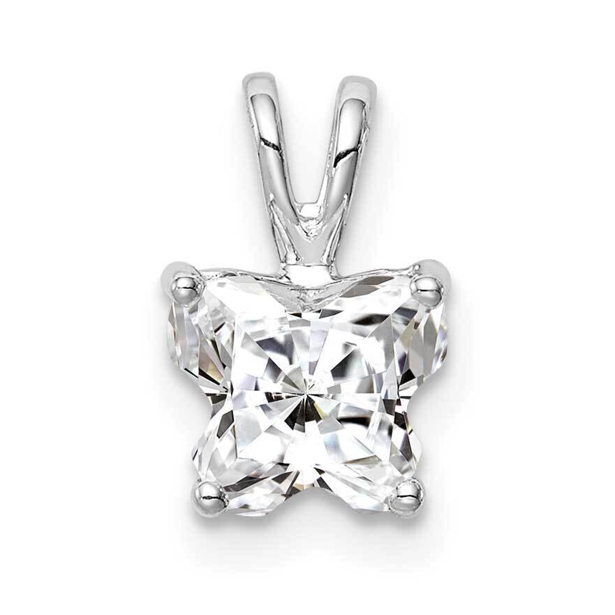 Butterfly Pendant Sterling Silver Rhodium-plated CZ Diamond QP5062, MPN: QP5062, 883957813998