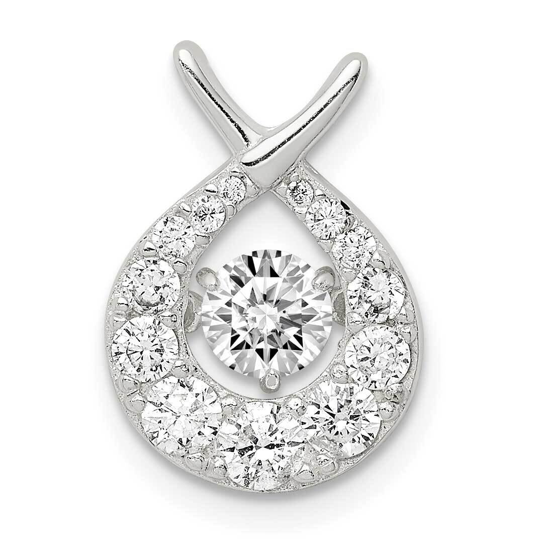 Vibrant Pendant Sterling Silver CZ Diamond QP5277, MPN: QP5277, 886774005997