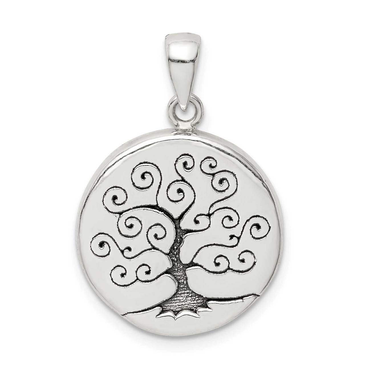 Tree Pendant Sterling Silver Antiqued QP5278, MPN: QP5278, 886774082646