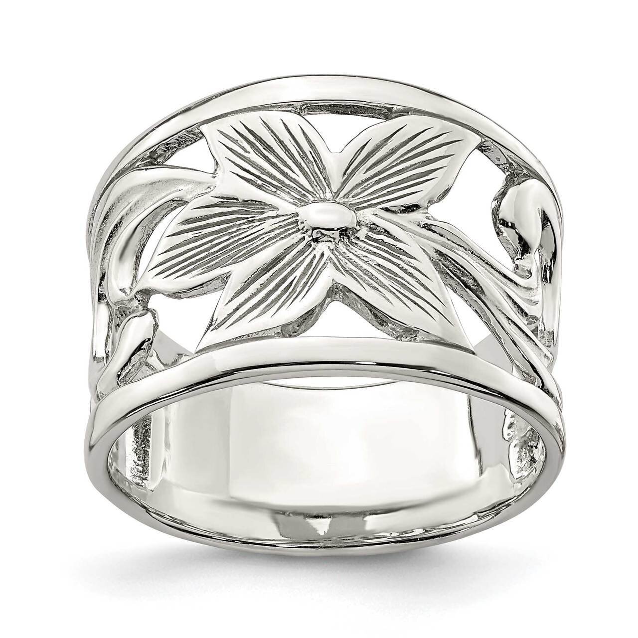Flower Ring Sterling Silver QR6886