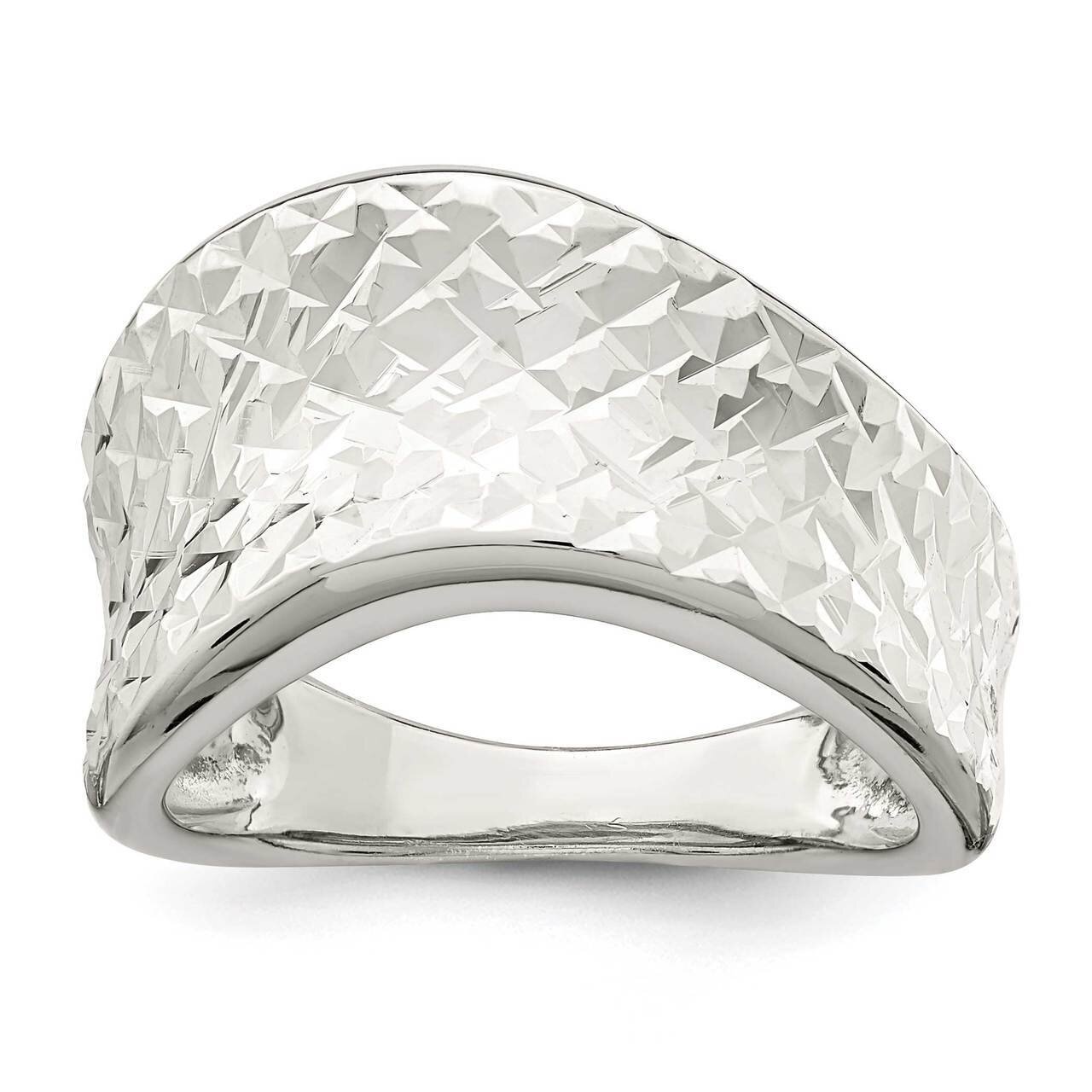 Ring Sterling Silver Diamond-cut QR6895, MPN: QR6895, 883957965550