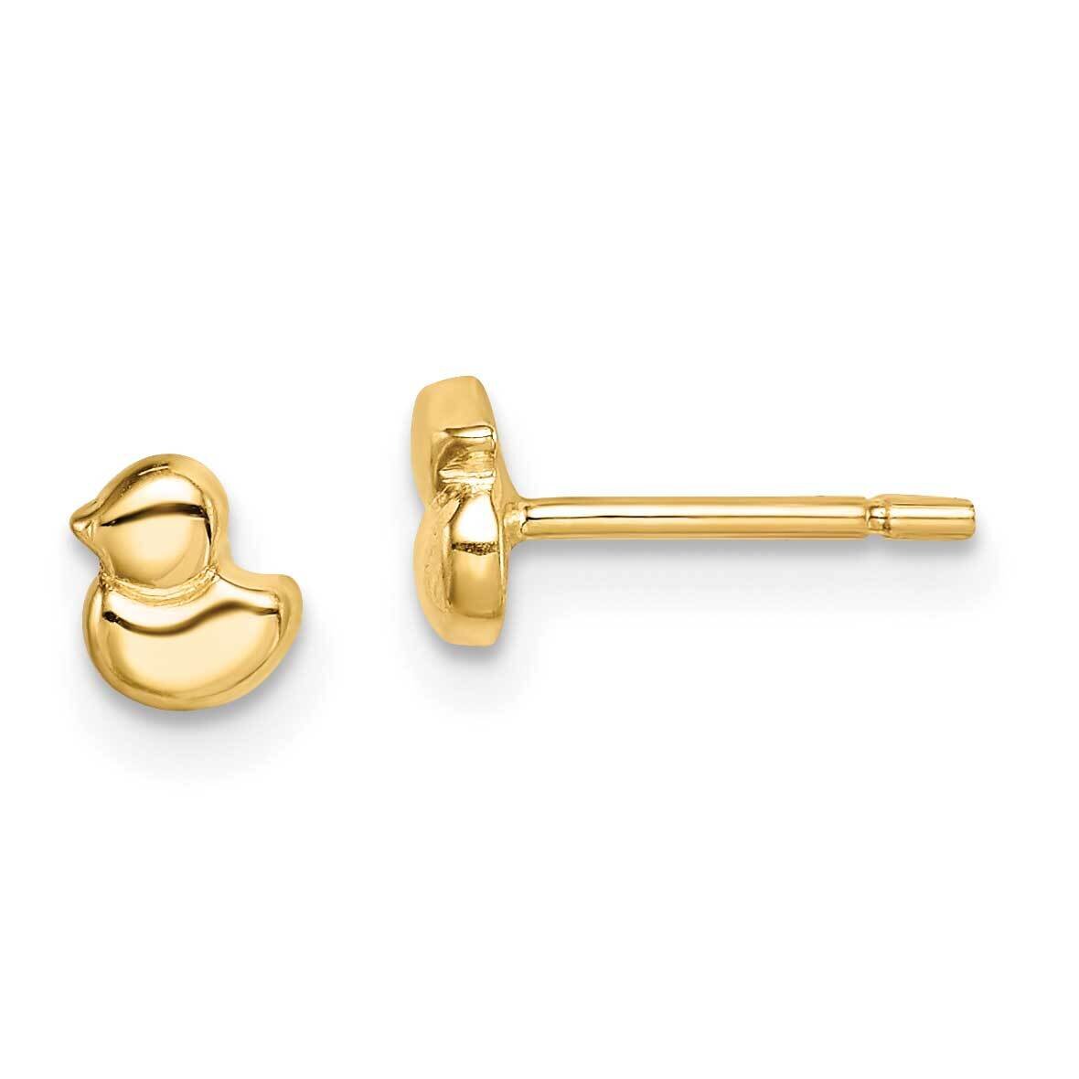 Duck Post Earrings 14k Gold SE2892 by Madi K, MPN: SE2892, 191101902970