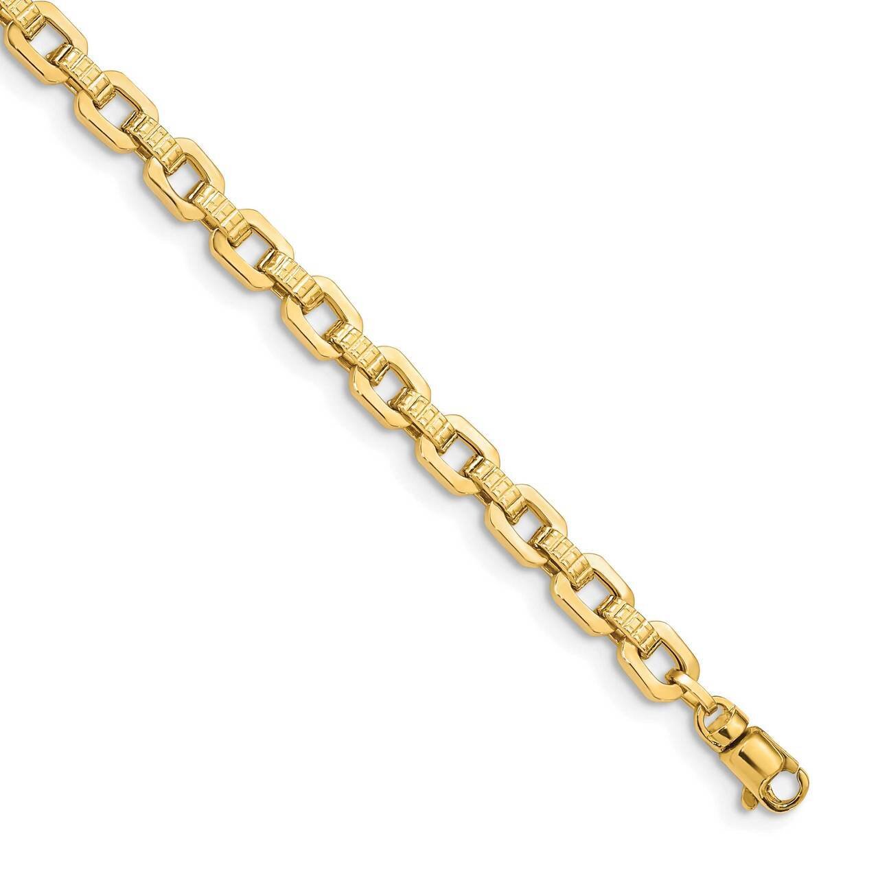 Textured Fancy Link Bracelet 14K Gold Polished SF2589-7.5, MPN: SF2589-7.5, 191101981623