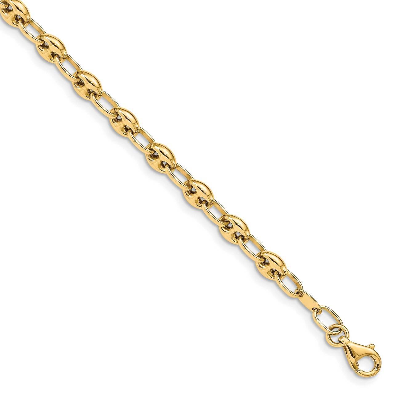 Polished Link Bracelet 14k Gold SF2708-7.5