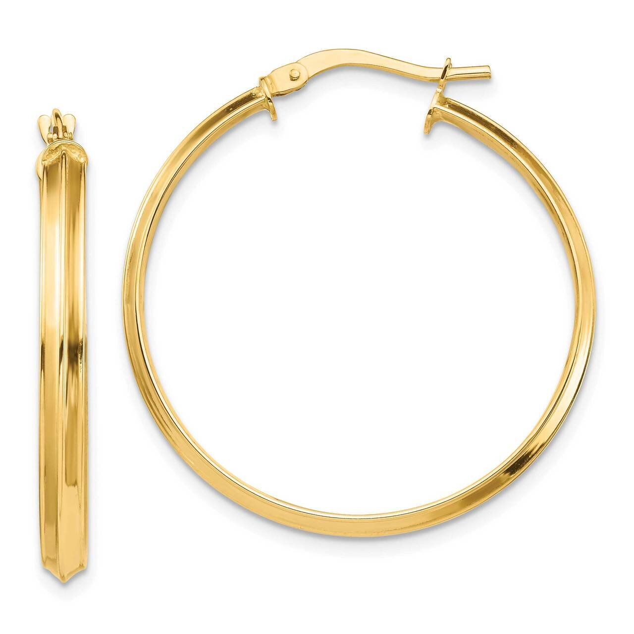 3M Hoop Earrings 14k Gold Polished  TF1383, MPN: TF1383, 191101986789