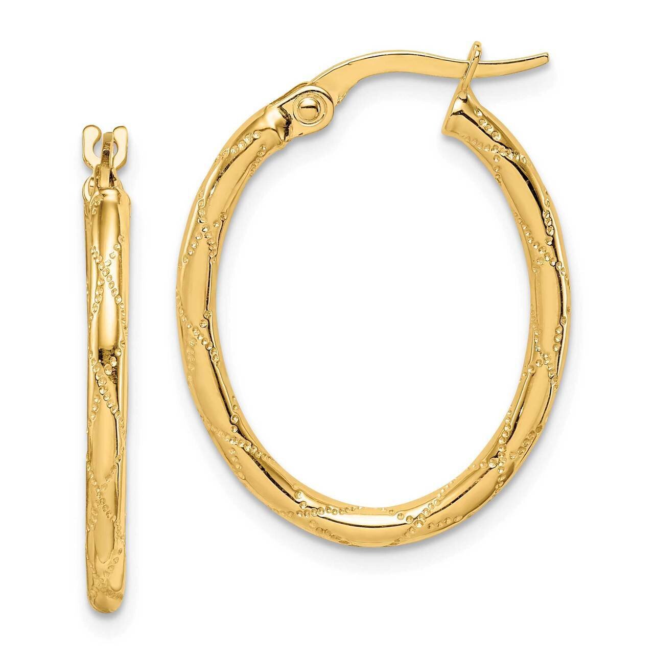 Hoop Earrings 14k Gold TF1467