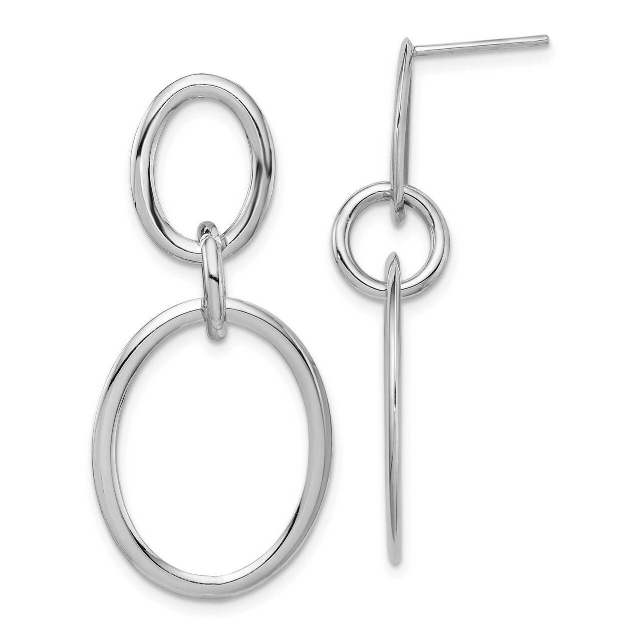 Hoop Earrings 14k White Gold TL1163W, MPN: TL1163W, 191101983184