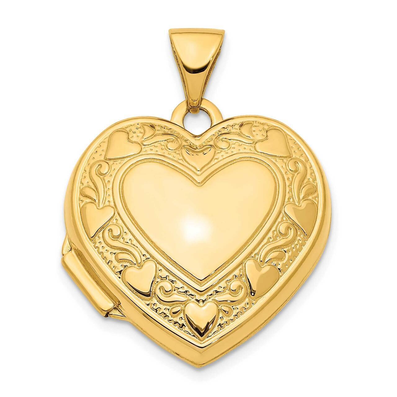 19mm Heart Locket Pendant 14k Gold XL746, MPN: XL746, 886774089270