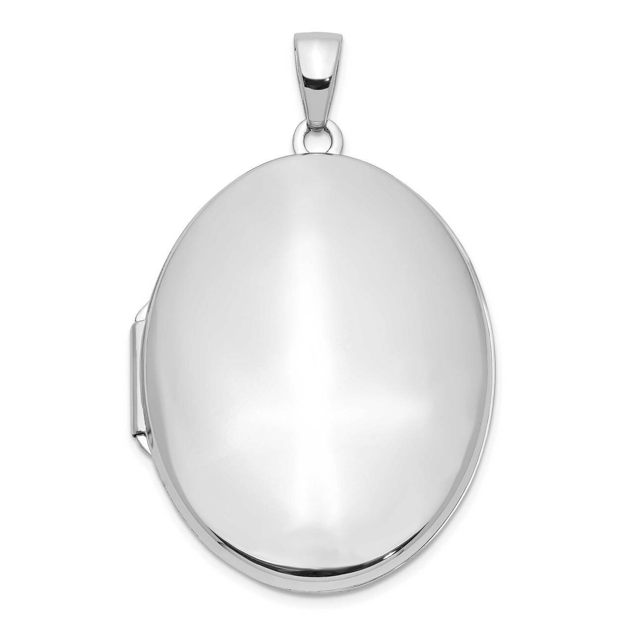 Oval 33mm Locket Pendant 14k White Gold XL773, MPN: XL773, 886774106403