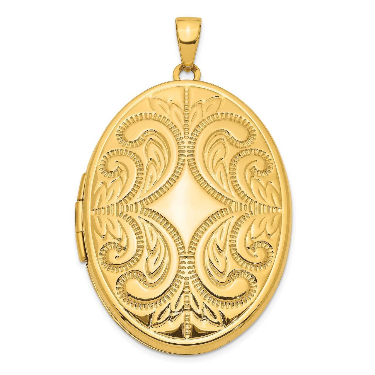38mm Large Oval Family Locket Pendant 14k Gold XL780, MPN: XL780, 886774101064