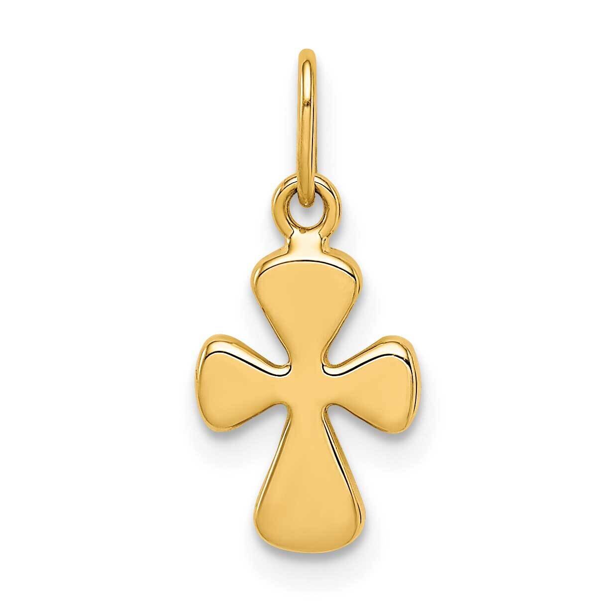 Cross Pendant 14k Gold Polished  YC1357, MPN: YC1357, 886774003290