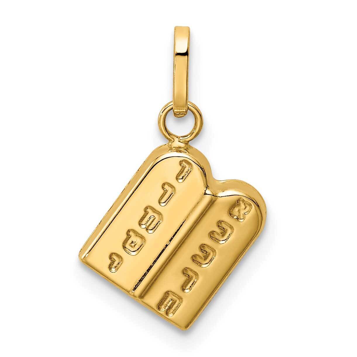 The Ten Commandments Charm 14k Gold YC1397, MPN: YC1397, 191101903151