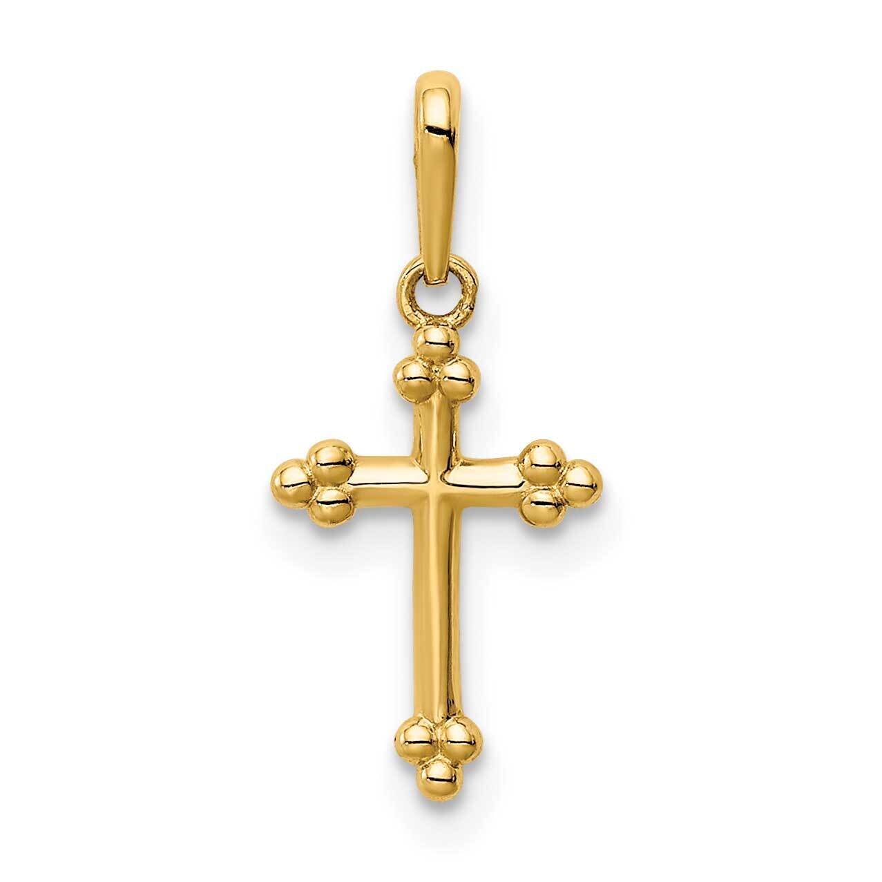 Cross Pendant 14k Gold YC1402, MPN: YC1402, 191101903175