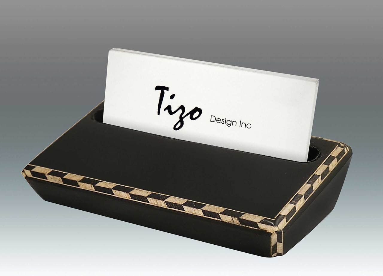 Tizo Business Card Holder Checkers NC422BKCD, MPN: NC422BKCD,