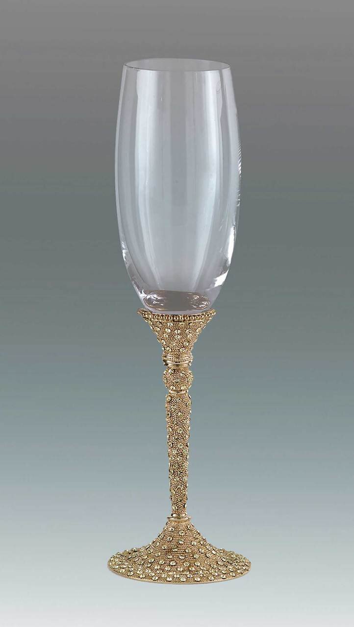 Tizo Golden Jewel Champagne Flutes Set RS725GFLT, MPN: RS725GFLT,