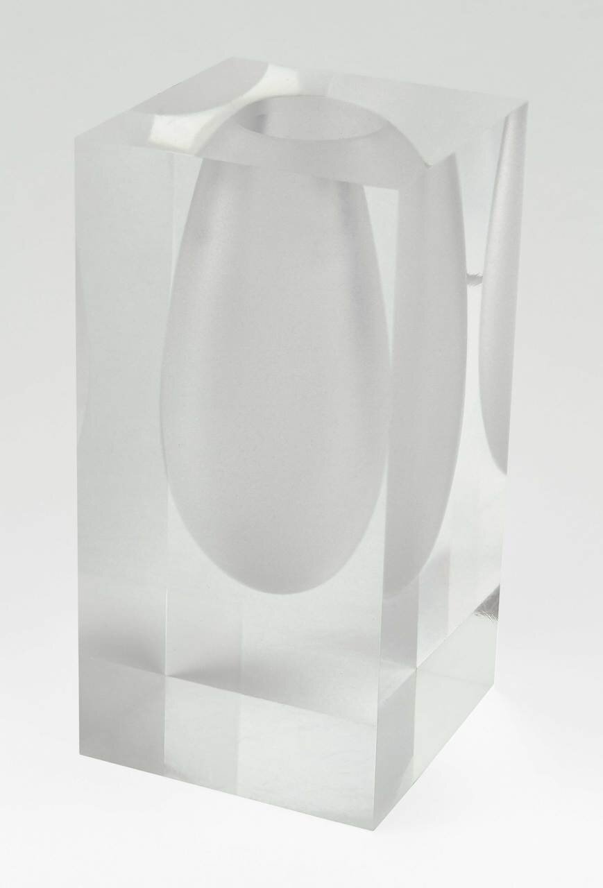 Tizo Acrylic Vase 5&quot; Frost HA160FRVS, MPN: HA160FRVS,