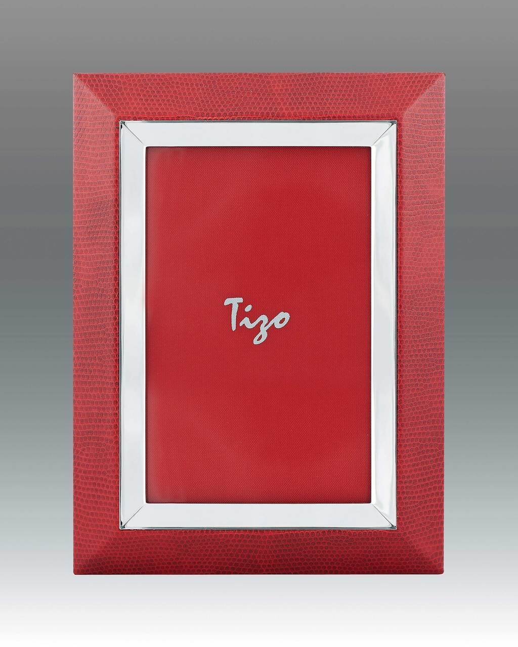 Tizo 5 x 7 Inch Red Queen Lizard Silver Plated Picture Frame 2003RED-57