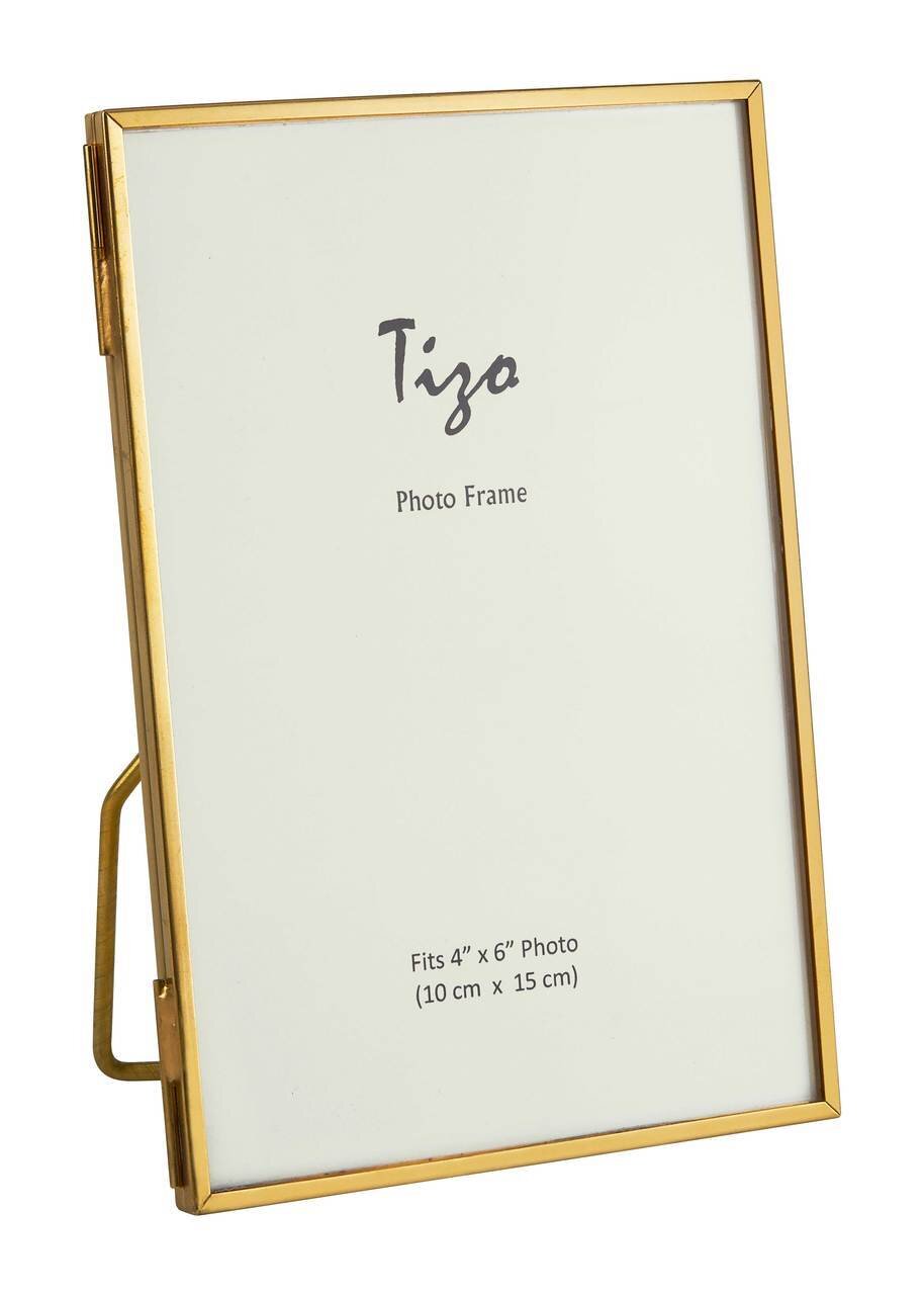 Tizo 2 x 3 Inch Goldish Picture Frame CR849GD23