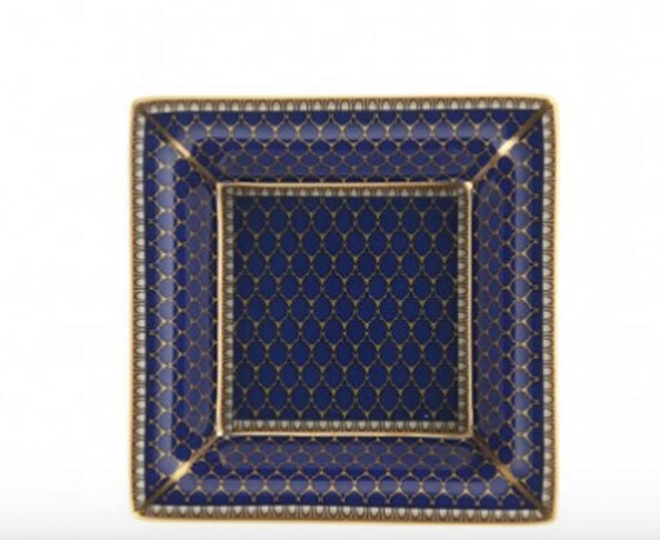 Halcyon Days GC Antler Trellis Midnight Square Tray BCGAT11STG, MPN: BCGAT11STG, 0