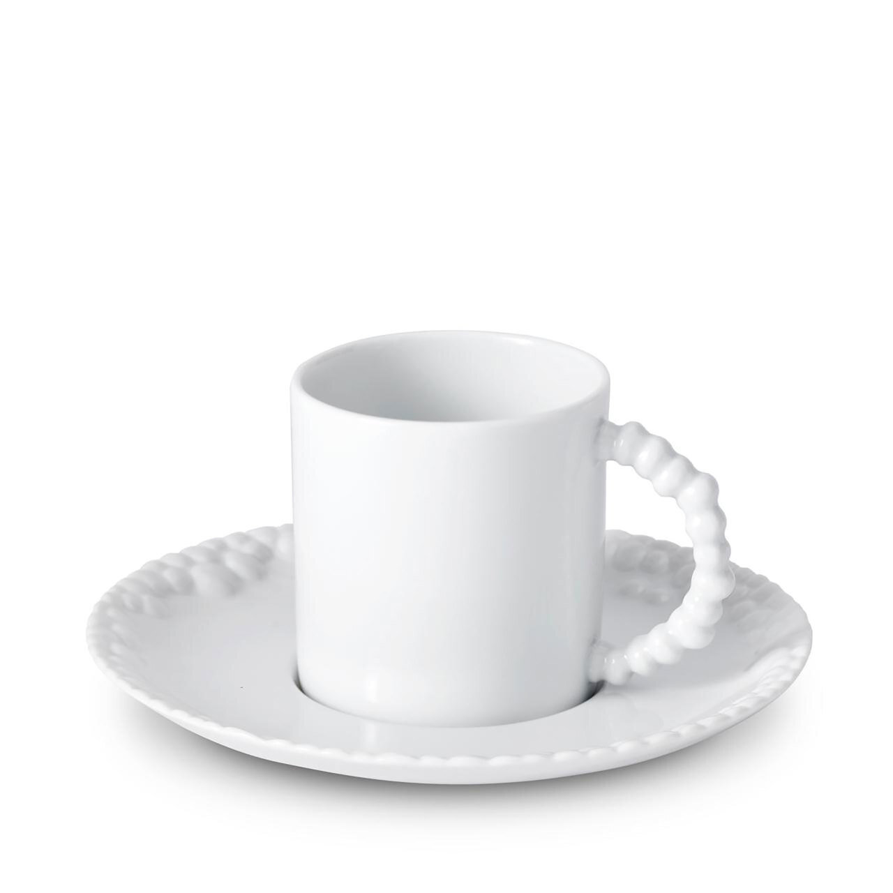 L&#39;Objet Haas Mojave Espresso Cup Saucer White HB155, MPN: HB155,