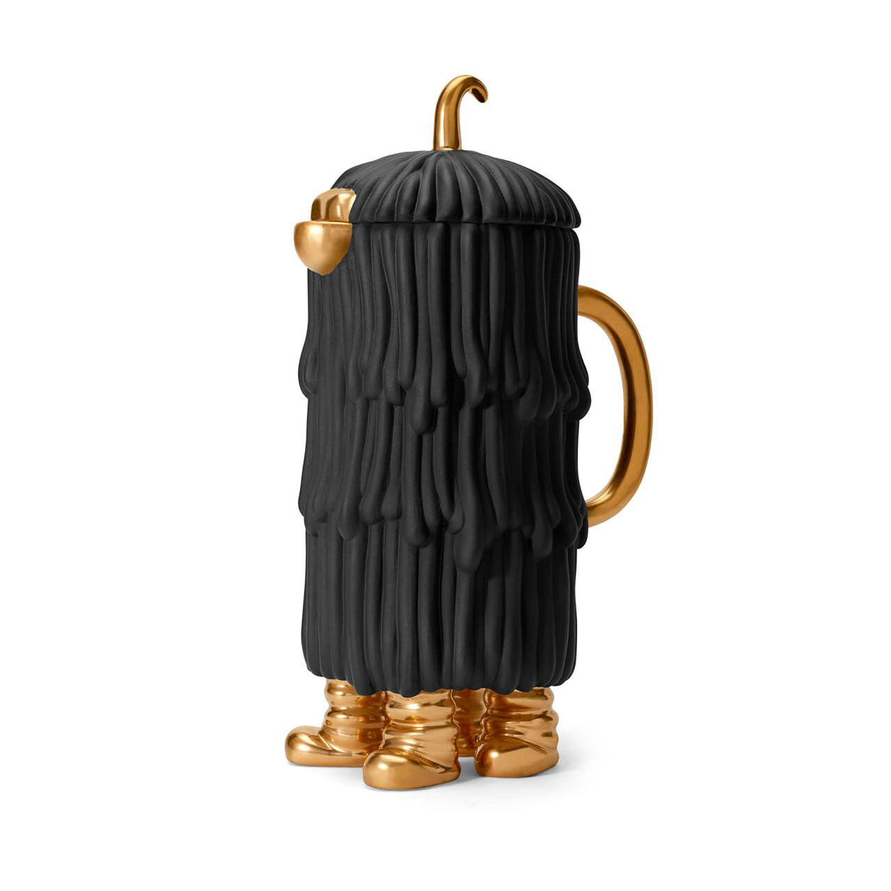 L'Objet Haas Djuna Coffee Tea Pot Black HB582