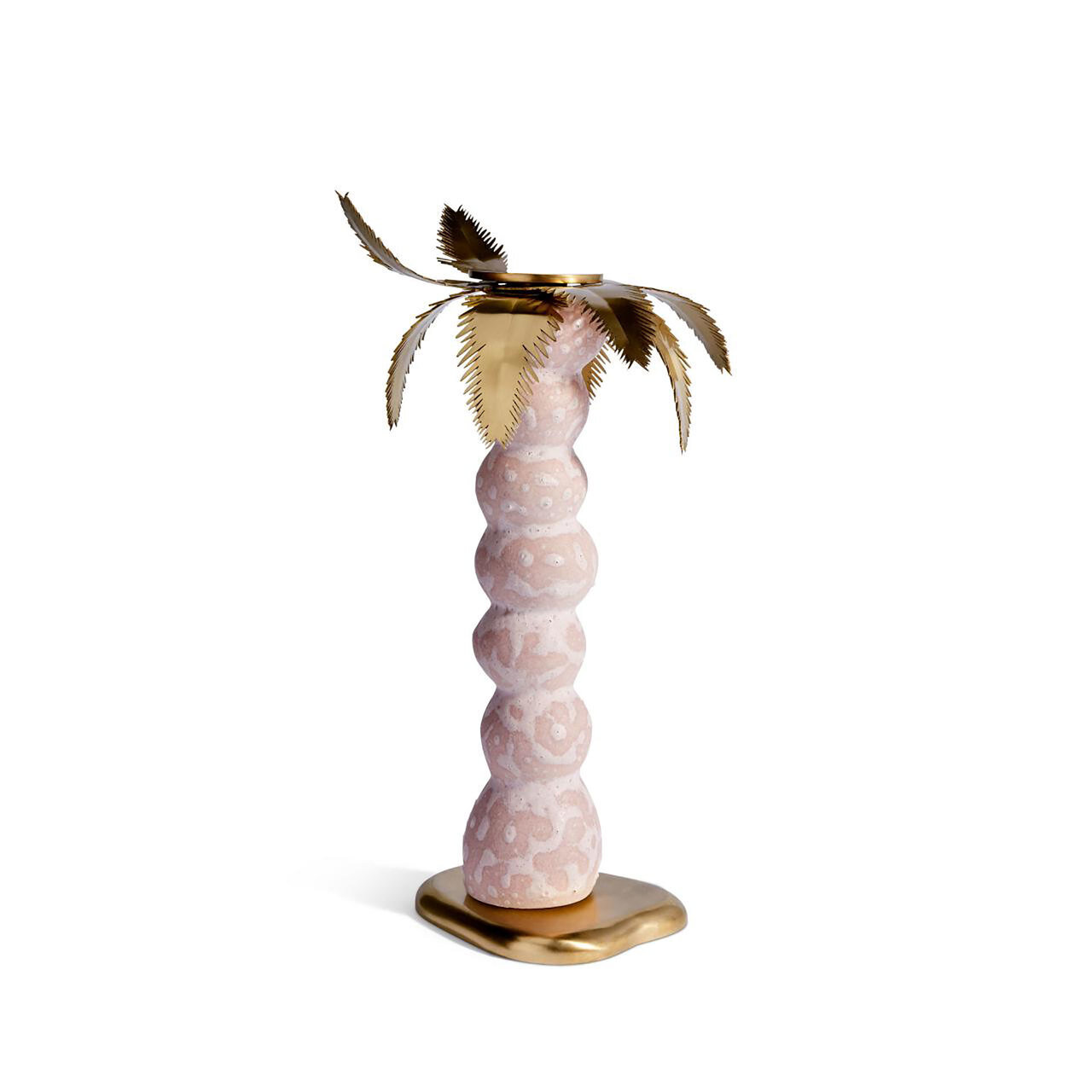 L'Objet Haas Mojave Palm Candlestick - Small Pink HB915