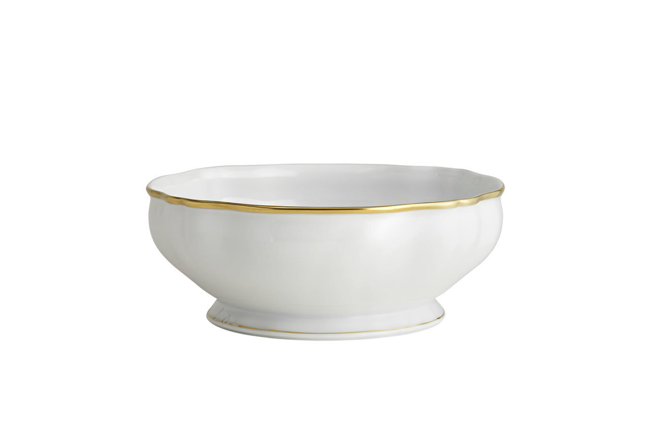 Robert Haviland Colette Gold Salad Bowl HP438059