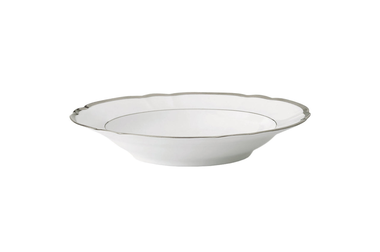 Robert Haviland Colette Platinum Rim Soup Plate 9 Inch HP438232, MPN: HP438232,