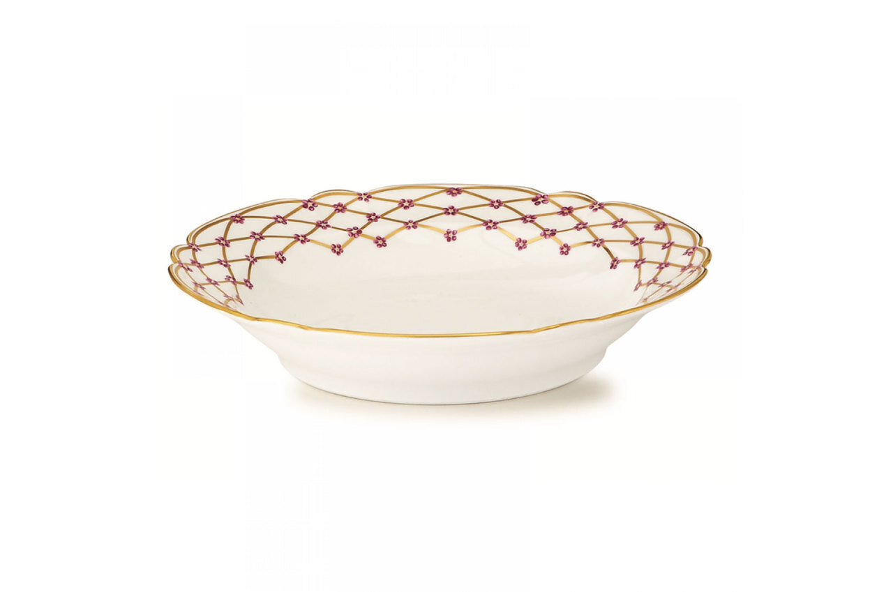 Robert Haviland Colette Platinum Deep Round Dish 12 Inch HP270742, MPN: HP270742,