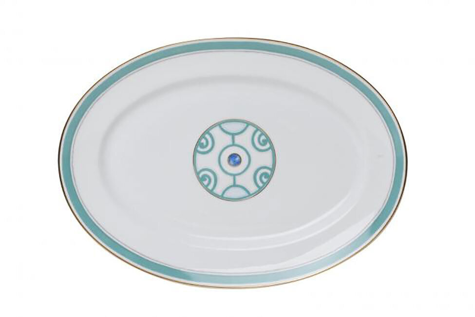 Robert Haviland Grand Parc Oval Platter Large 16 Inch HP16145, MPN: HP16145,