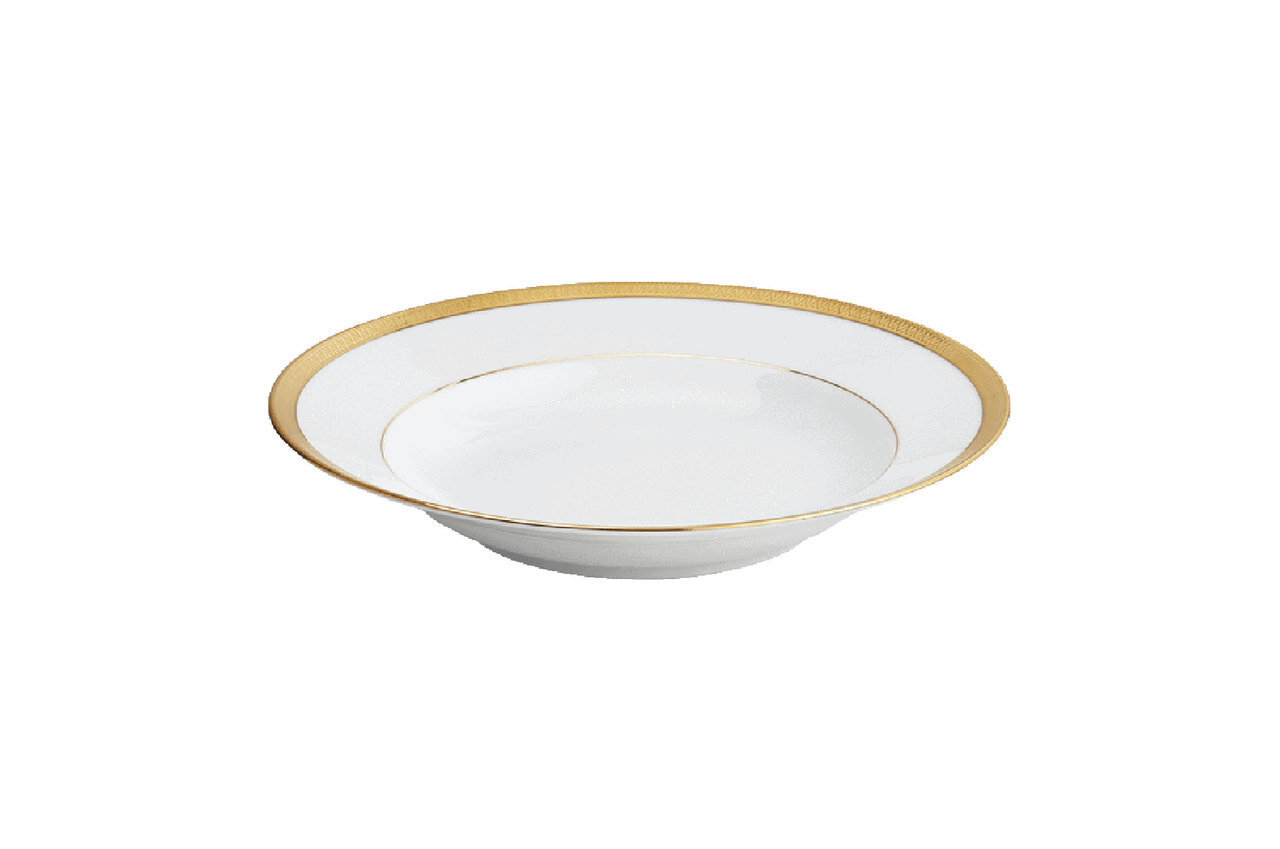 Robert Haviland Malmaison Gold Rim Soup Plate 9 Inch HP261032, MPN: HP261032,