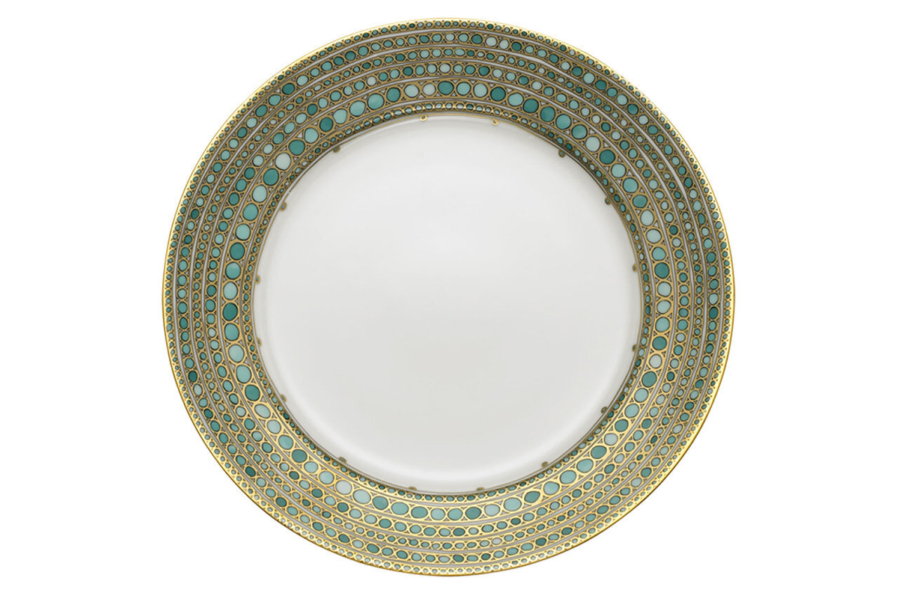 Robert Haviland Syracuse Tourquoise Dinner Plate 11 Inch HP61034, MPN: HP61034,