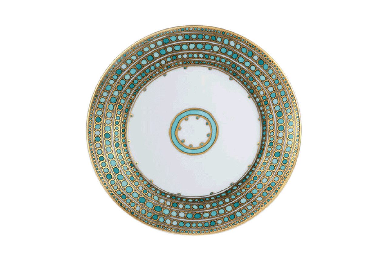 Robert Haviland Syracuse Tourquoise Dessert Plate 8.25 Inch HP61029, MPN: HP61029,