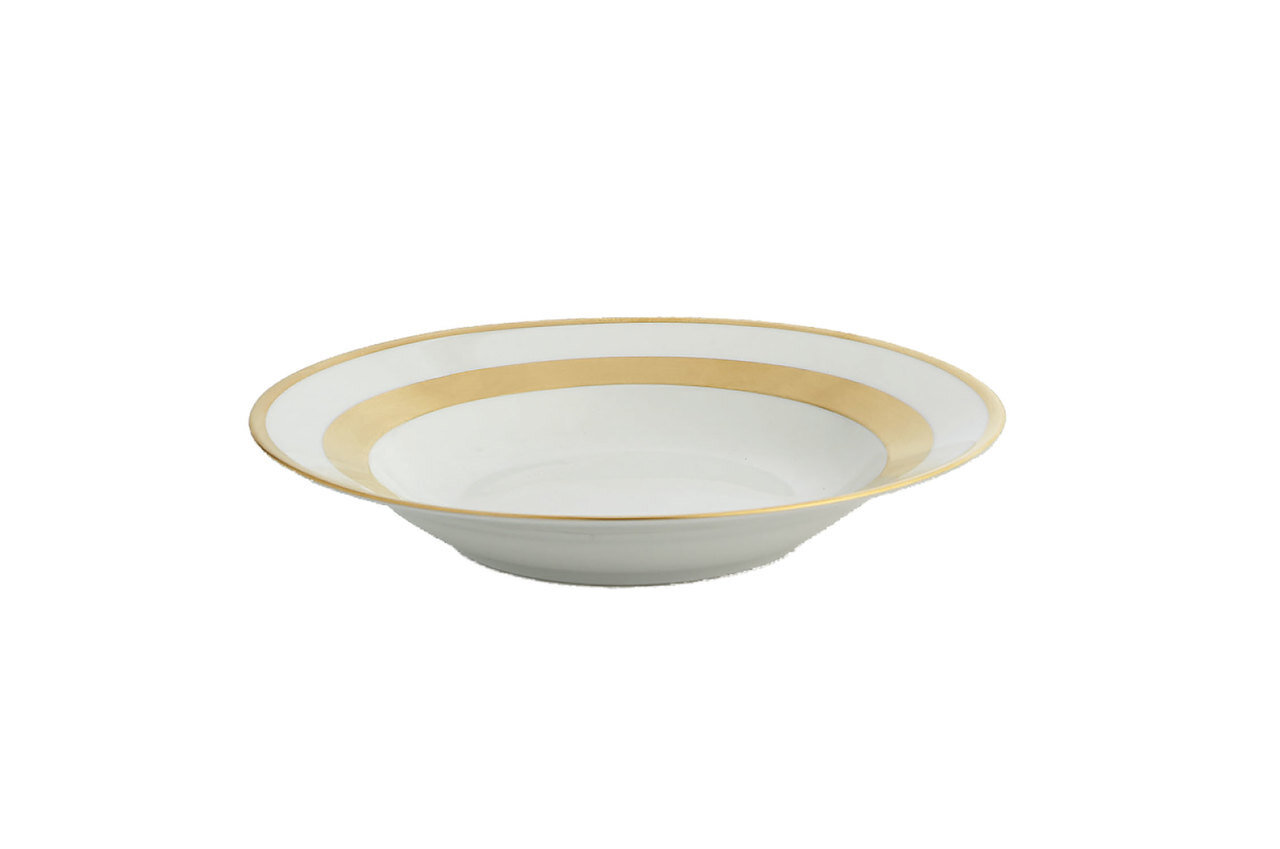 Robert Haviland William Gold Rim Soup Plate 9 Inch HP662132, MPN: HP662132,