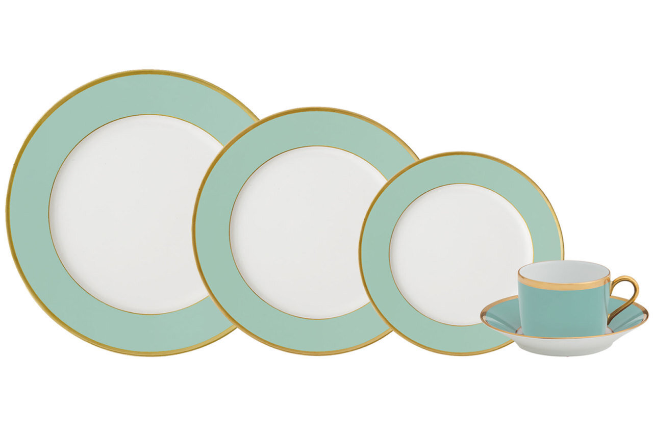 Robert Haviland Arc En Ciel Mint 5 Piece Place Setting HP530, MPN: HP530,