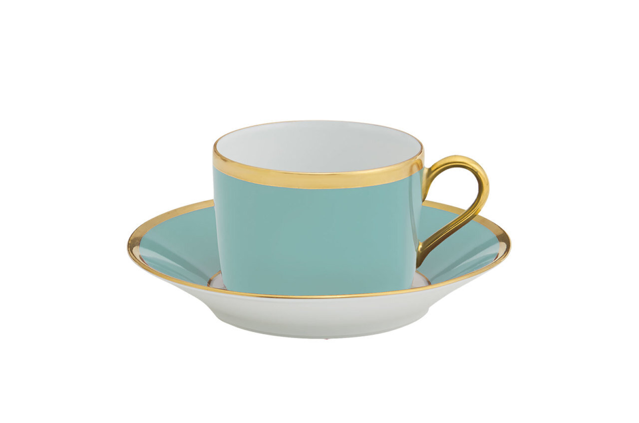 Robert Haviland Arc En Ciel Mint Tea Cup and Saucer HP53022, MPN: HP53022,