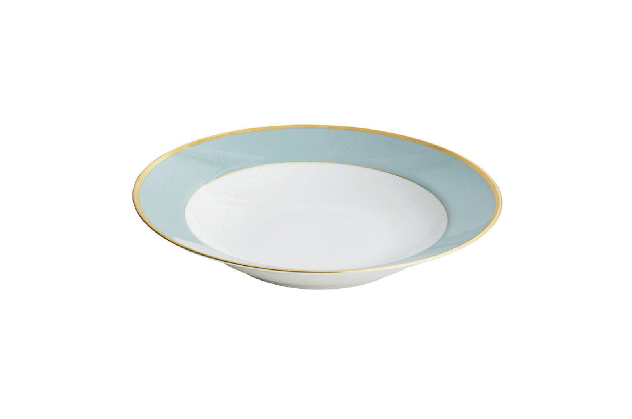 Robert Haviland Arc En Ciel Mint Deep Round Dish 12 Inch HP53042, MPN: HP53042,