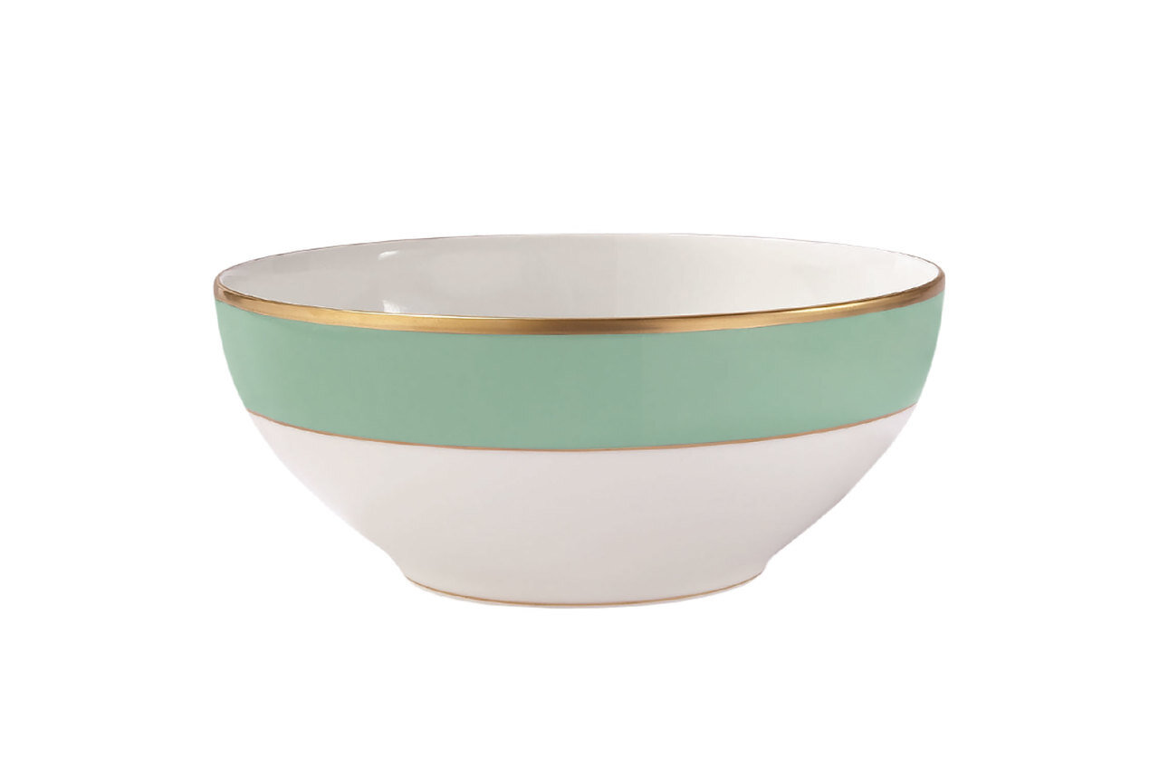 Robert Haviland Arc En Ciel Mint Salad Bowl HP53059, MPN: HP53059,