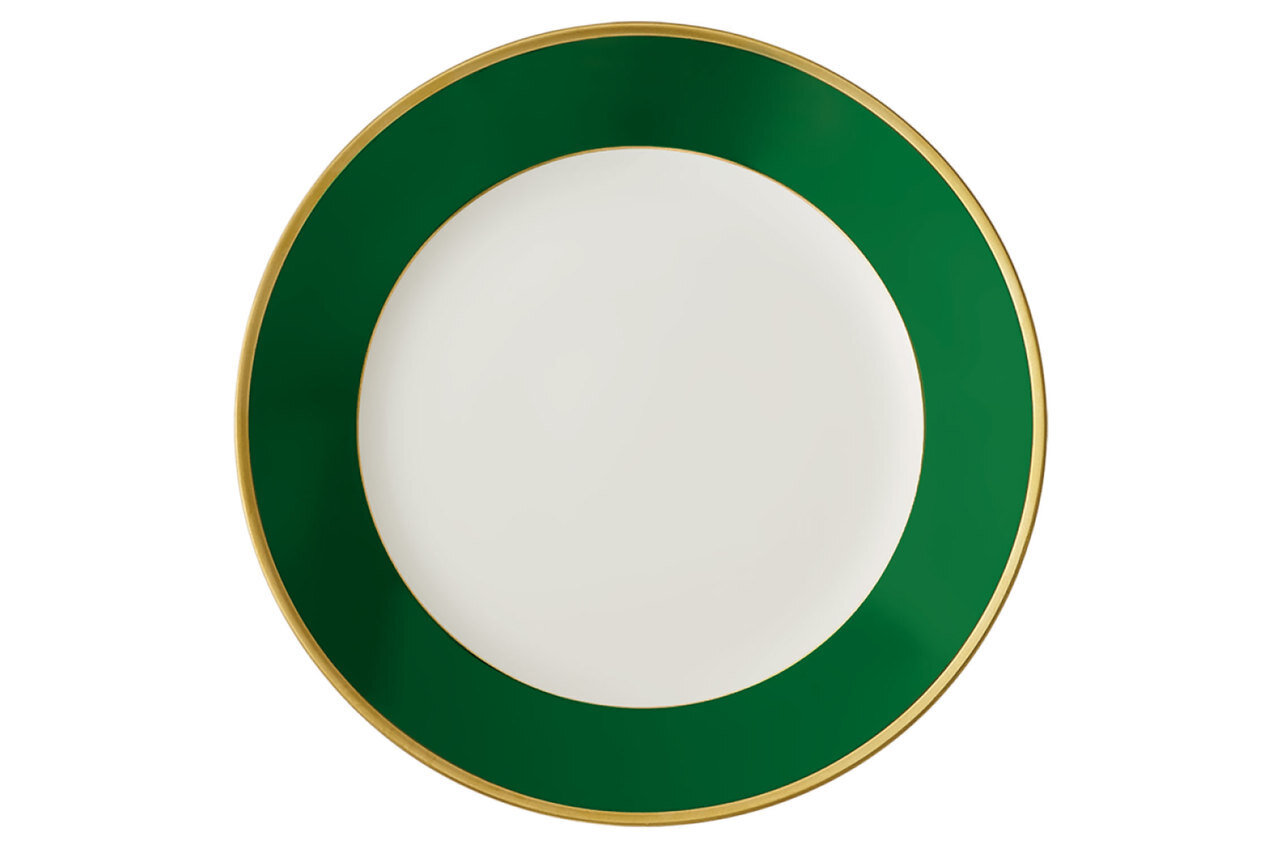 Robert Haviland Arc En Ciel Empire Green Dinner Plate 11 Inch HP51934